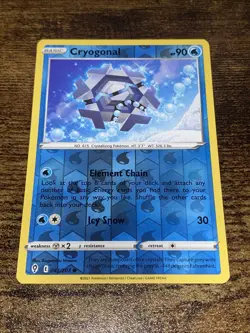 Cryogonal 043/203 Reverse Holo Evolving Skies Pokemon Card L8950* - Image 1