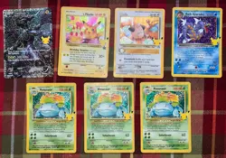 Pokemon Celebrations Classic Collection 7 Card Lot Zekrom Pikachu Venusaur NM/M - Image 1