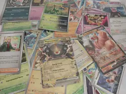 Pokemon: Bulk Lot 100 Cards - English Only, Rares, 25 Reverse Holos, 2 EX/V!! - Image 3
