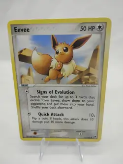 Pokemon Eevee 63/100 Sandstorm Regular Pokemon Common Nintendo Card NM Vintage - Image 1