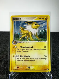 MP Jolteon Holo Promo 3/17 Rare Pop Series 3 Pokemon Card 2006 - Image 1