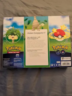 Pokemon GO TCG Trading Card Game: Alolan Exeggutor V Box - 4 Booster Packs - Image 2