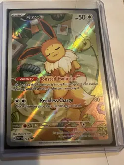 Pokemon Eevee 173 Black Star Promo Prismatic Evolution Card Near Mint Condition - Image 1