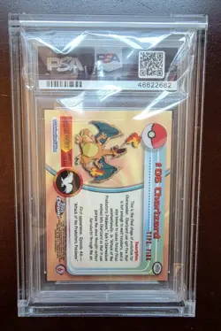 2000 TOPPS CHROME POKEMON CHARIZARD PSA 10 - Image 2