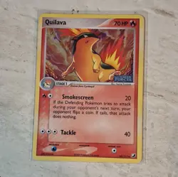 Pokemon Quilava 45/115 Unseen Forces Reverse Holo Stamped 70 HP EN 2005 Stage 1 - Image 1