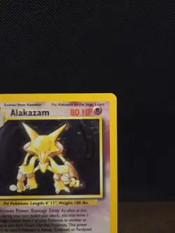 Pokemon TCG Alakazam 1/102 Base Set Holo Rare 🌟WOTC🌟 1999 - Image 3