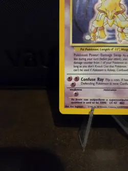 Pokemon TCG Alakazam 1/102 Base Set Holo Rare 🌟WOTC🌟 1999 - Image 5