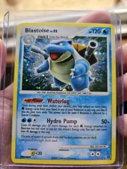 Pokemon TCG Blastoise Secret Wonders Holo Bleed Rare - Image 1