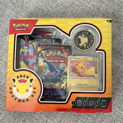 Pokemon TCG Pokemon Day 2026 Sealed Box Pikachu Promo Booster Packs - Image 1
