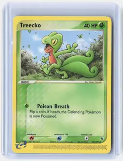 Treecko 75/109 Common Ruby & Sapphire Pokemon Near Mint - Image 1