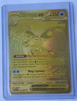 The Pokemon Company Mega Greninja EX 122/086 Secret Rare Full Art Holo 2016 - Image 2