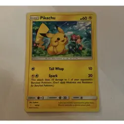 Pokemon Company Pikachu 14/30 Lycanroc & Alolan Raichu Regular Common English - Image 1
