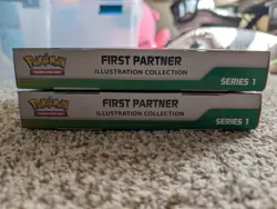 Pokemon TCG First Partner Illustration Collection Series 1 Boxes. Lot of 2. - Image 3