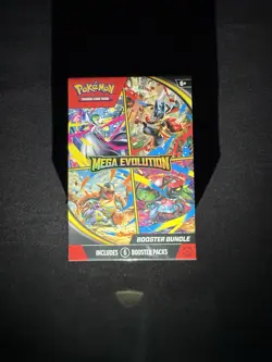Pokemon Mega Evolution Booster Bundle Box 2025 - 6 Booster Packs - Image 1