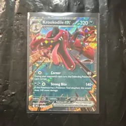 Pokemon TCG Chaos Rising Krookodile ex 055/086 Full Art Holo English 320 HP - Image 1