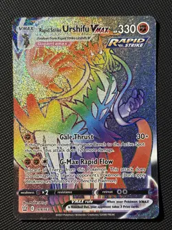 2021 Pokemon SWSH Battle Styles 169/163 Rapid Strike Urshifu VMAX - Image 1