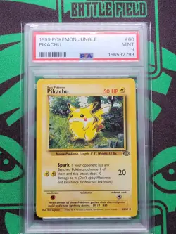 Pokemon TCG 1999 Jungle Pikachu 60/64 PSA 9 Unlimited English Regular - Image 3