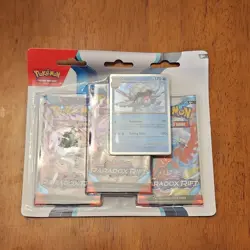 Pokemon TCG Scarlet & Violet Paradox Rift 3-Pack Booster w/ Cetitan Promo - Image 1