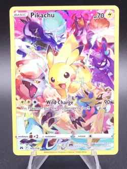 Pokemon TCG SWSH Crown Zenith Pikachu 160/159 Secret Rare Full Art Holo-B - Image 1