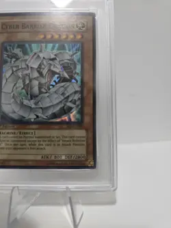 Yu-Gi-Oh! Cyber Barrier Dragon SOI-EN006 Super Rare 1st Edition PSA 9 - Image 4