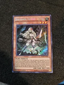 Yugioh Subterror Nemesis Archer INOV-EN082 Secret Rare NM - Image 1