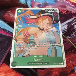 Bandai One Piece CCG Nami OP14-031 Special Art English 2000 Power Cost 4 - Image 1