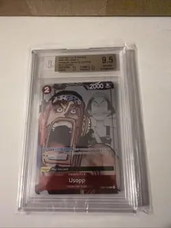 Bandai Usopp Premium Collection ST01002 One Piece CCG 2022 Beckett 9.5 - Image 1