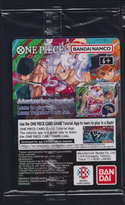 One Piece CCG Monkey D. Luffy P-055 US Voyage College Basketball Promo Sealed - Image 2