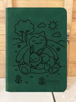 Pokemon Laser Engraved SnorLax Trading Card Binder (Made to order) - Image 2