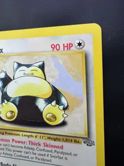 Pokemon Card english 1st Edition Rare Snorlax 27/64 Wizards 1999 LP Jungle - Image 4