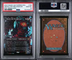 Obosh Preypiercer Serialized Foil 428/500 PSA 10 Gem Mint March of Machine MUL - Image 2