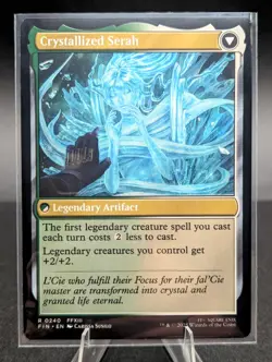 Serah Farron / Crystalized Serah, Final Fantasy MTG, In Hand - Image 2