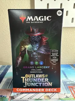 MTG Outlaws of Thunder Junction: Commander Deck - Grand Larceny New Sealed - Image 1