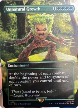 Unnatural Growth (Rainbow Foil) Secret Lair Drop Series - Near Mint Foil - Image 1
