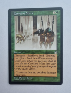 MTG Constant Mists, Instant, Stronghold, Uncommon, Vintage, NM, Unplayed - Image 1