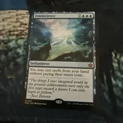 MTG English Omniscience NM Normal Foundations - Image 1