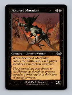 Accursed Marauder (Retro Frame) Modern Horizons 3 Non-Foil MTG LP - Image 1