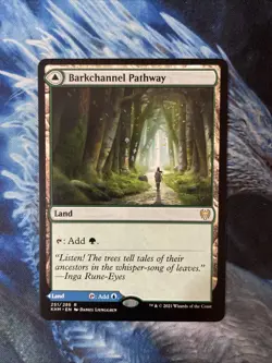 MTG - Barkchannel Pathway/Tidechannel Pathway - Kaldheim - 251/285 - Rare - Image 1