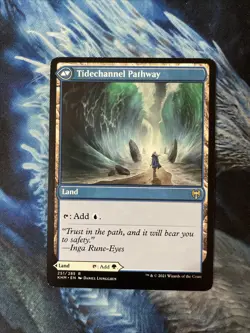 MTG - Barkchannel Pathway/Tidechannel Pathway - Kaldheim - 251/285 - Rare - Image 2