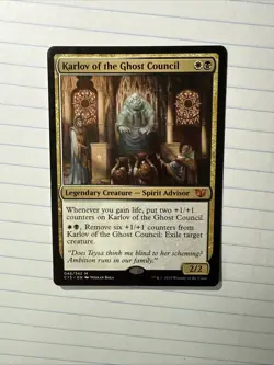 Karlov of the Ghost Council Commander 2015 Lightly Played MTG Card - Image 1
