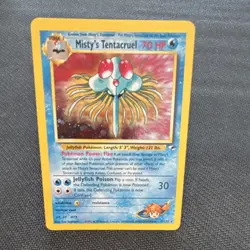 Wizards of the Coast Misty's Tentacruel 10/132 Gym Heroes Holo Rare 70 HP - Image 1