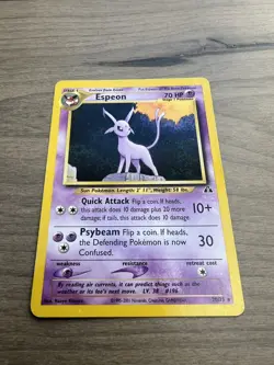 Pokemon TCG Espeon Neo Discovery 20/75 Non-Holo Rare - Image 3
