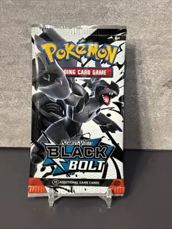 1 Booster Pack - Scarlet and Violet Black Bolt - Pokemon TCG #A0029 - Image 1