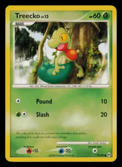 Treecko 79/99 Common Arceus Pokemon Near Mint - Image 1