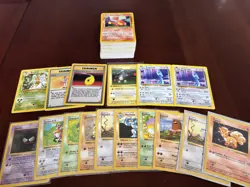 Vintage Pokemon Base Set Card Lot - WOTC - Shadowless - Image 1