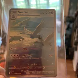 Swanna 110/086 IR Illustration Rare SV White Flare Pokemon TCG - Image 1