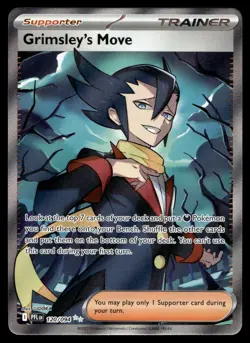 GRIMSLEY'S MOVE 120/094 ULTRA RARE PHANTASMAL FLAMES POKEMON - Image 1