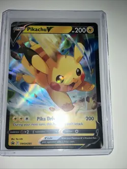 Pokemon TCG Pikachu Vmax SWSH286 Promo & Pikachu V SWSH285 Promo - Image 1