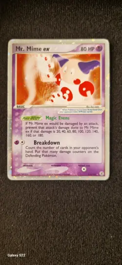 🔥Mr Mime Ex 111/112🔥 Rare Holo Pokemon Card MP-HP - Image 1