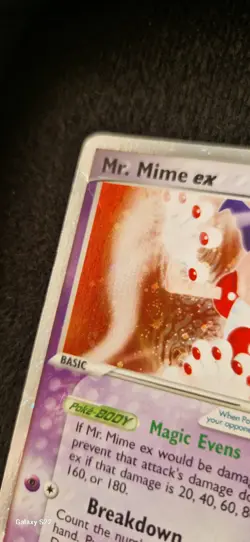 🔥Mr Mime Ex 111/112🔥 Rare Holo Pokemon Card MP-HP - Image 3